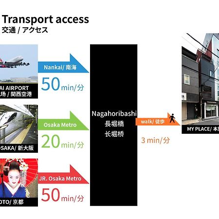 Sitsurae Osaka Shinsaibashi Lägenhet Exteriör bild