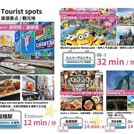 Sitsurae Osaka Shinsaibashi Lägenhet Exteriör bild